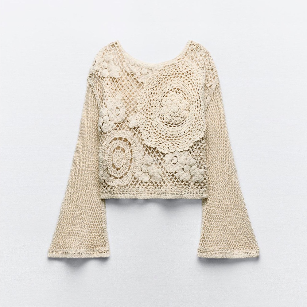 Zara Crotchet Top